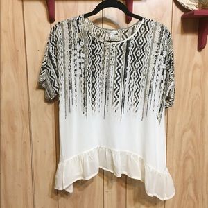 M Asymmetrical Lightweight Blouse